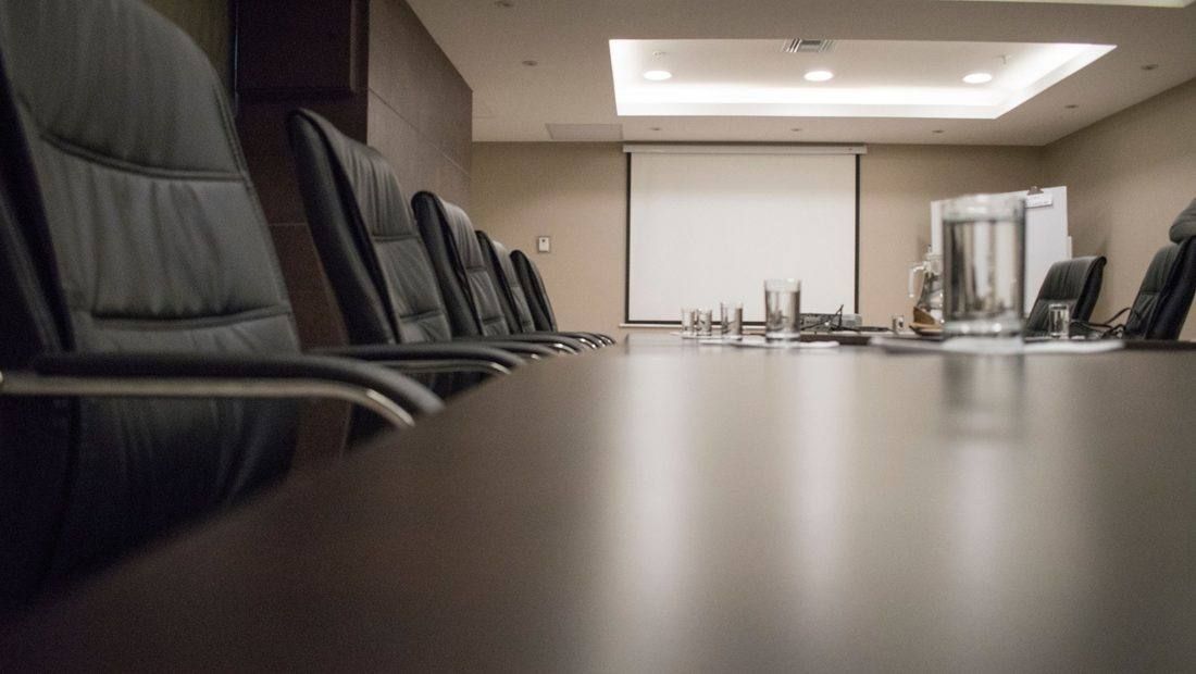 Boardroom table polished and ready